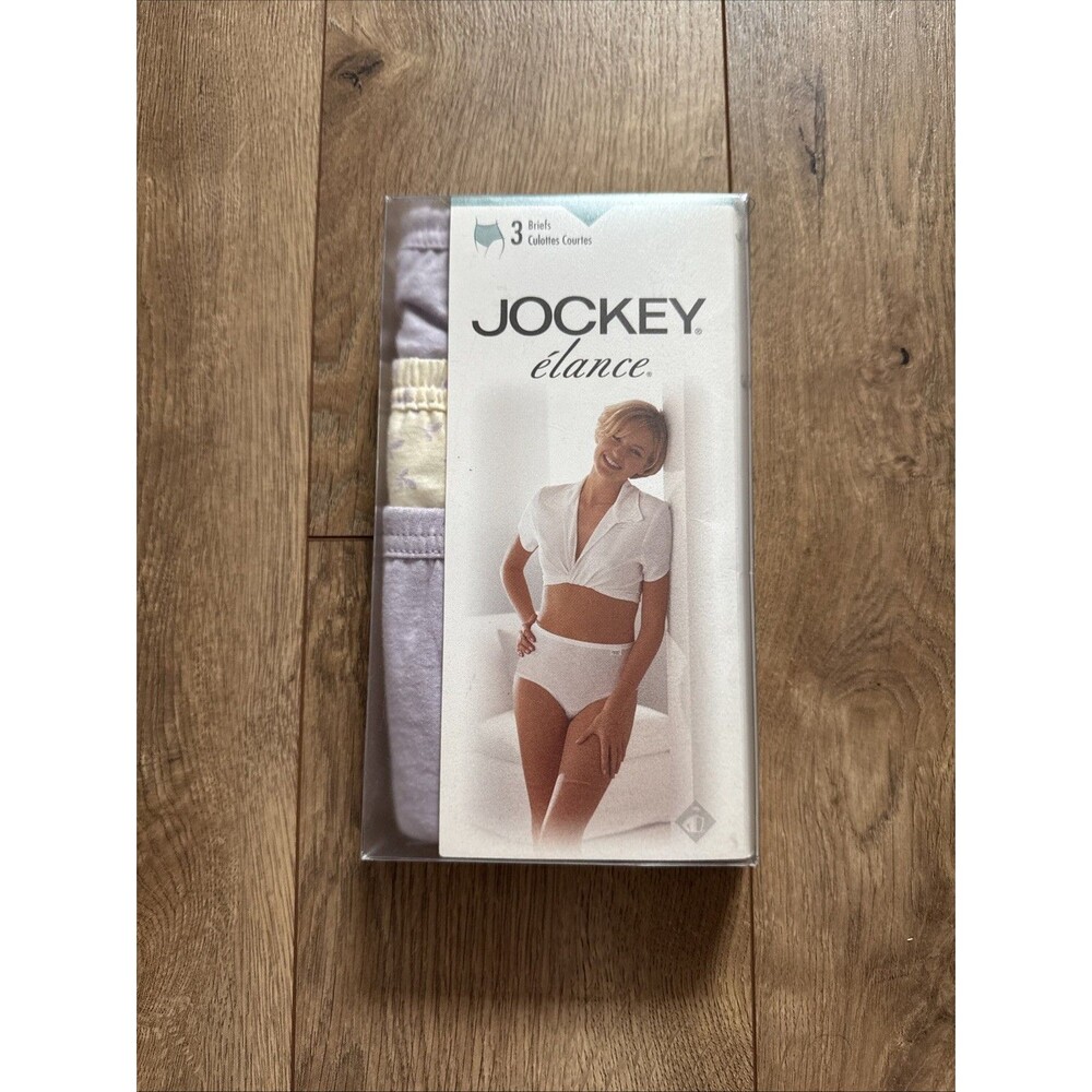 Jockey Elance VTG Underwear Brief 1998 Size 7 3 Pack Cotton